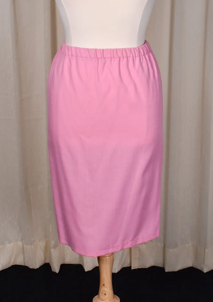 1940s Style Pink Skirt Suit