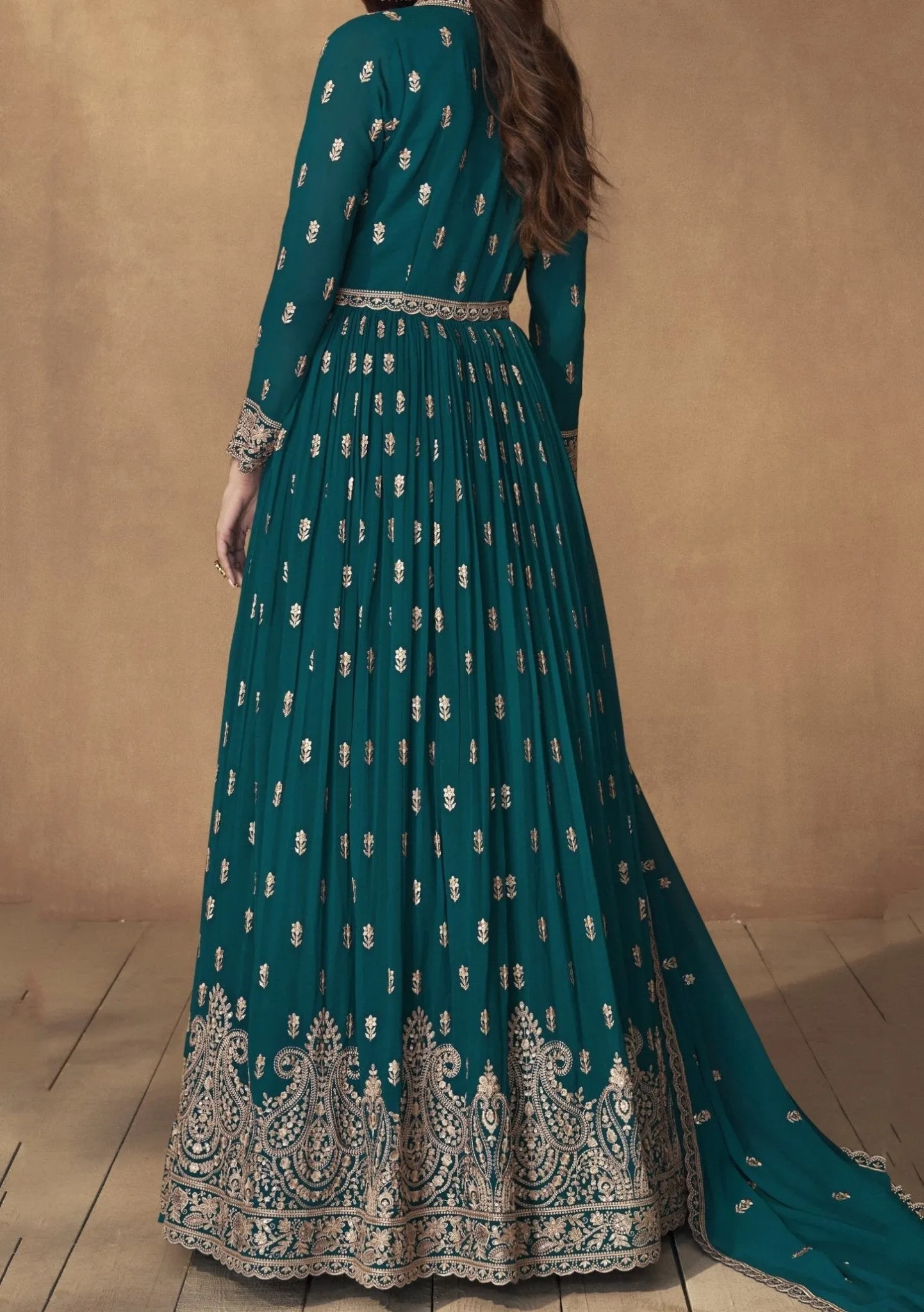 Elegant Aashirwad Madhubala Party Wear Anarkali Suit