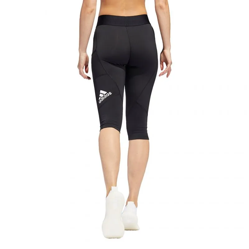 Adidas Womens Techfit Capri Tight 3/4 Pants - Black