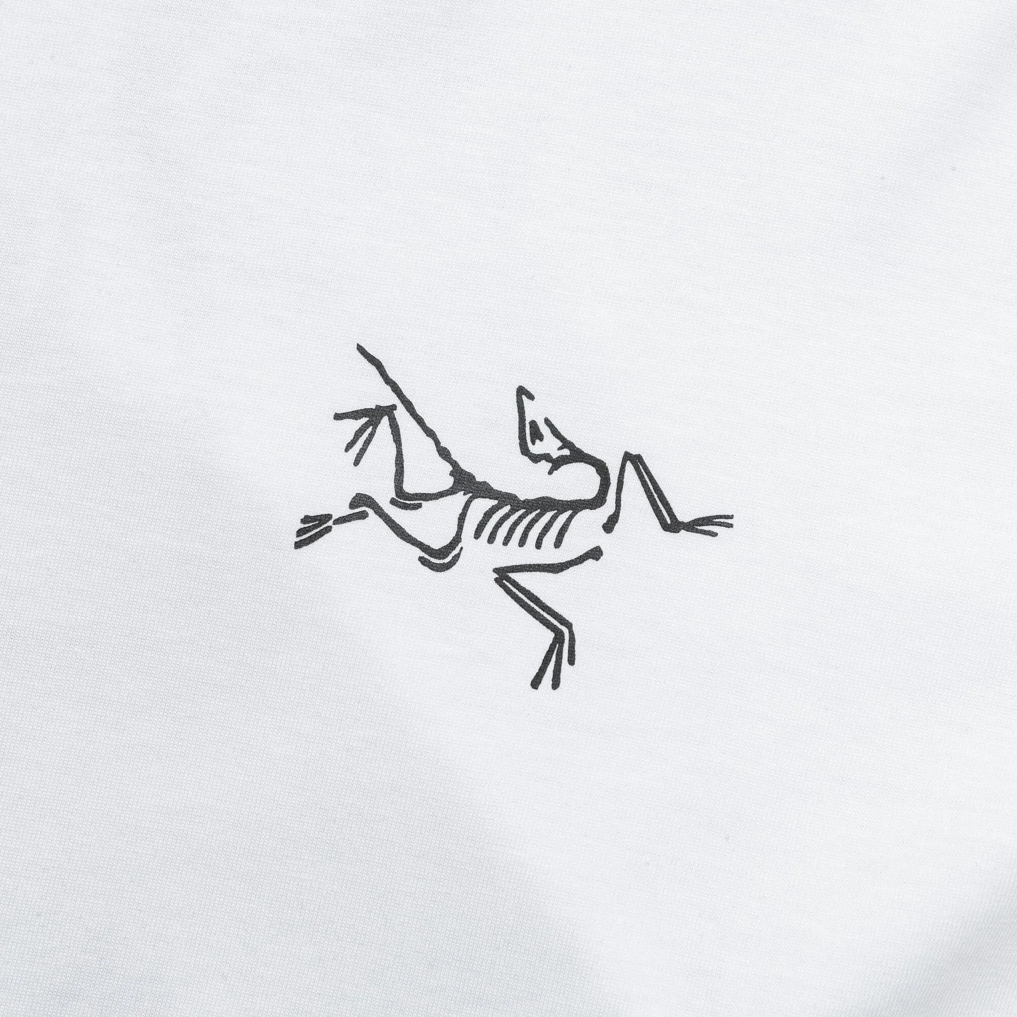 Arc'Multi Bird Logo SS T-Shirt - White Light