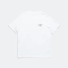 Arc'Multi Bird Logo SS T-Shirt - White Light