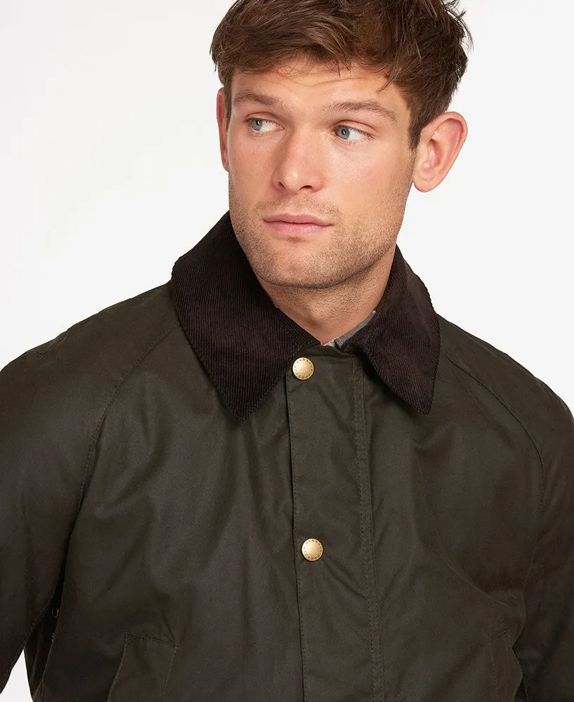 Ashby Wax Jacket - Olive