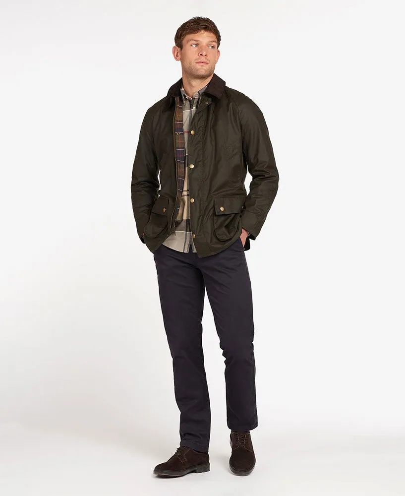 Ashby Wax Jacket - Olive