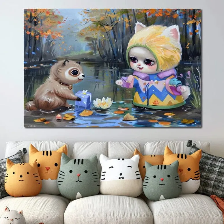 Autumn Fable of Furry Friends - JoyCare Designs