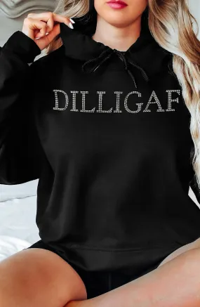 Bedazzled Block Letter Hoodie