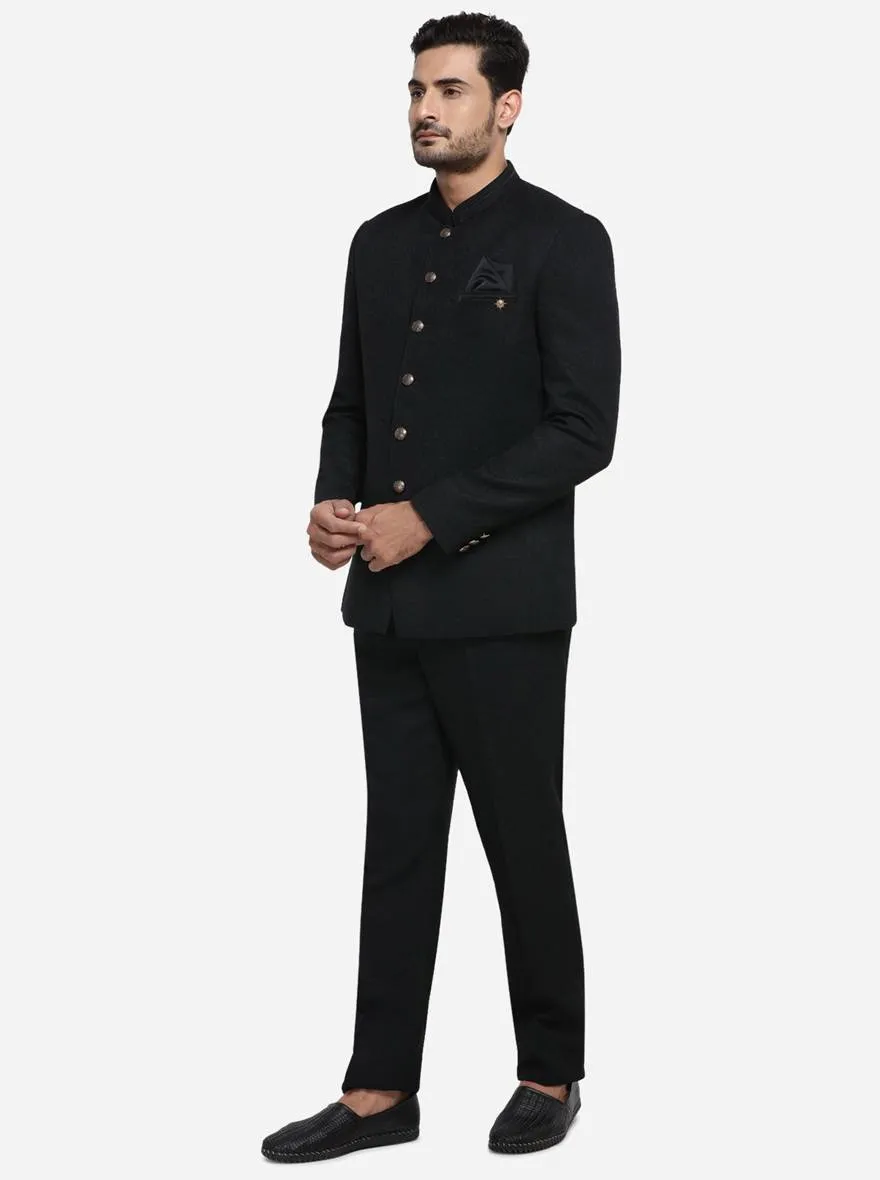 Black Jodhpuri Suit | JadeBlue