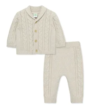 Cabled Sweater Set