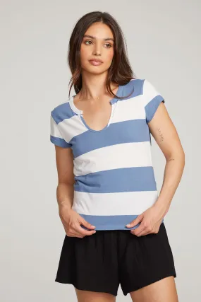 Chandler Vintage Blue Stripe Tee