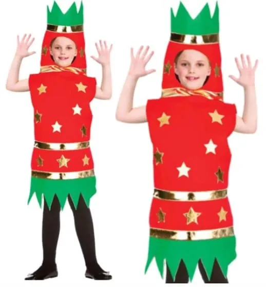 Childrens Christmas Cracker Costume