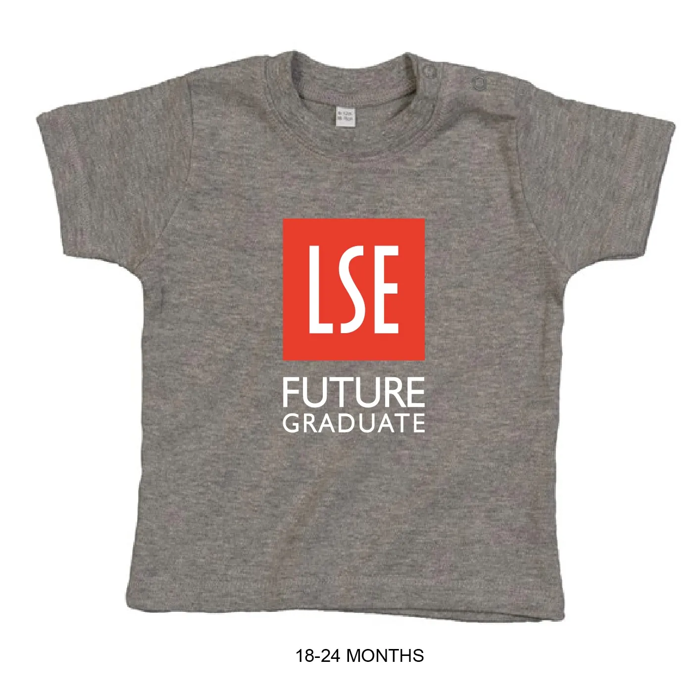 Children's Future Graduate T-Shirt Heather Grey