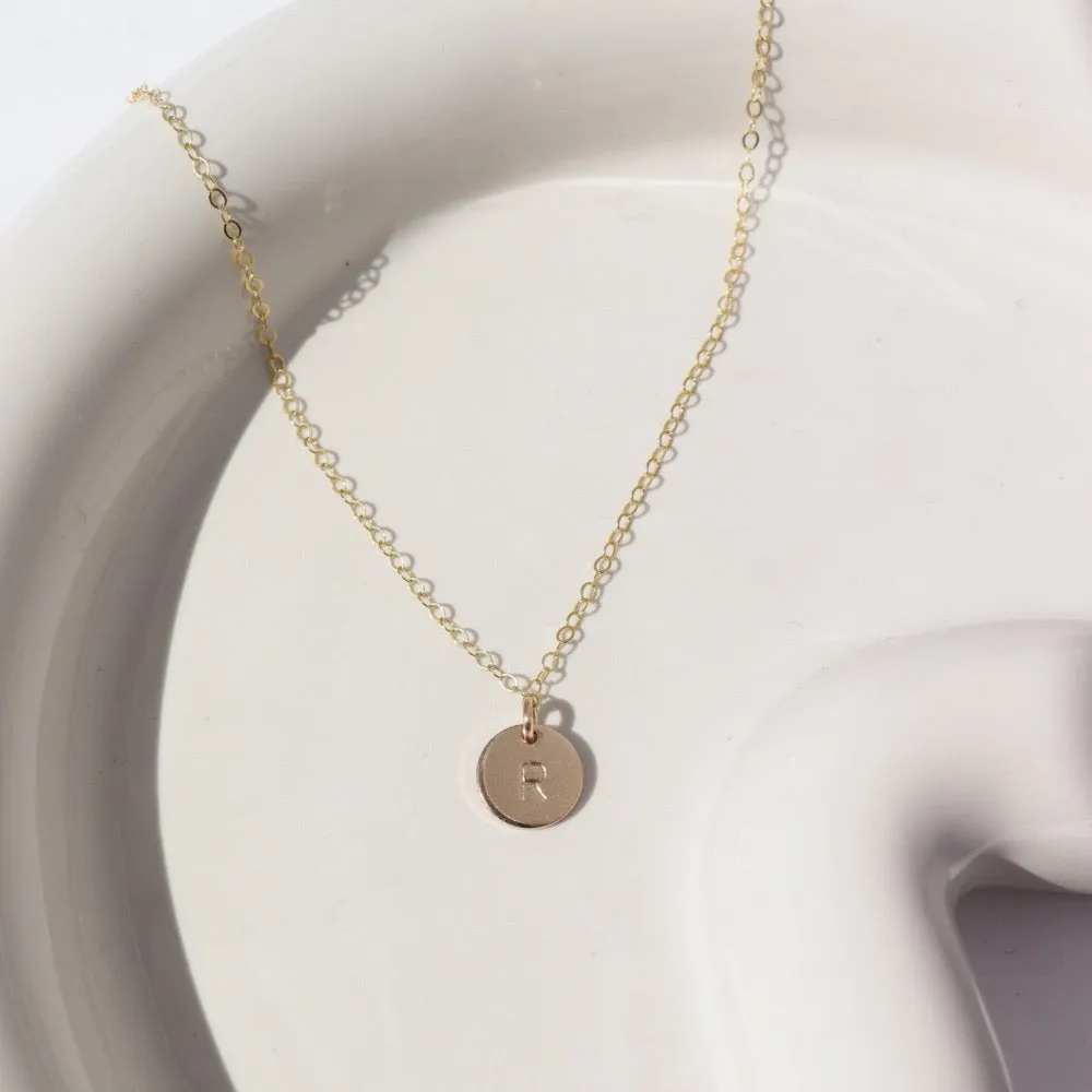 Children’s Tiny Monogram Necklace | Wholesale