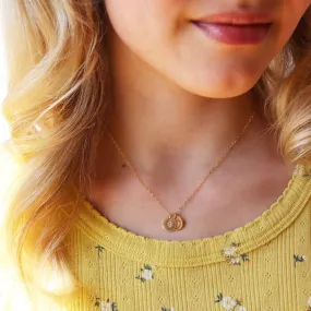 Children’s Tiny Monogram Necklace | Wholesale