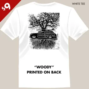 Clearance Men's Tee "Woody White" SIZE S