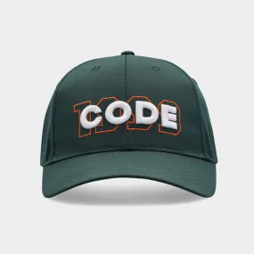 Code Unisex Basic Branded Peak Cap Green/Multi _ 180587 _ Green