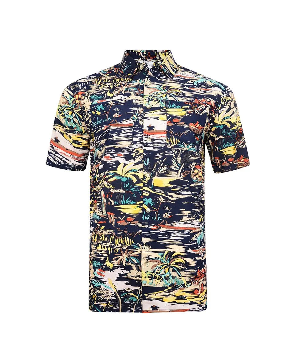 CONDESA MENS SHIRT | NAVY