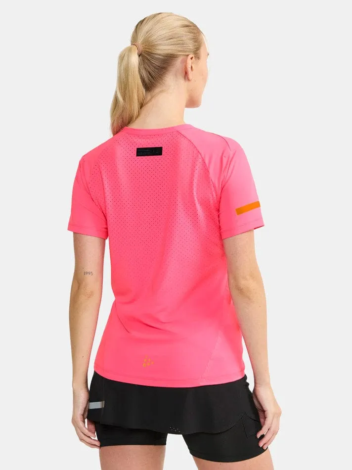 Craft Women's Pro Hypervent Tee 2 Fuchsia SS24