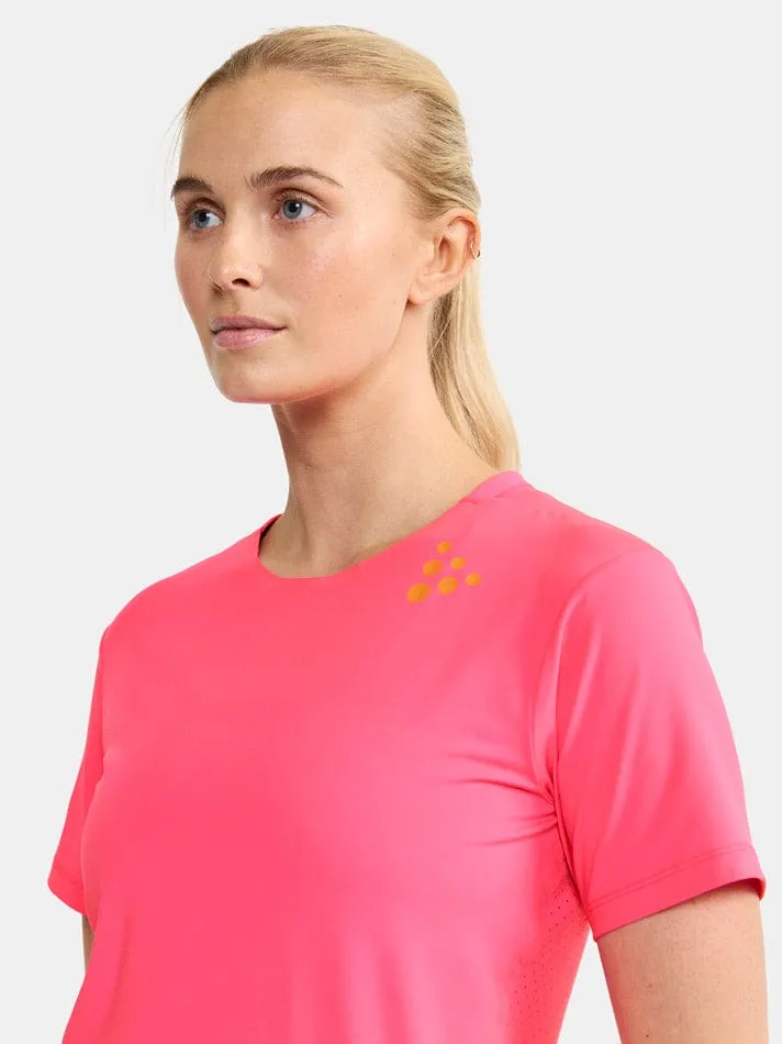 Craft Women's Pro Hypervent Tee 2 Fuchsia SS24