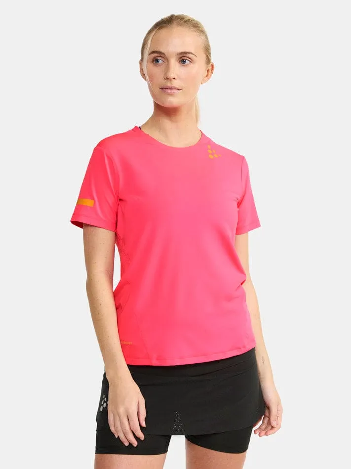 Craft Women's Pro Hypervent Tee 2 Fuchsia SS24