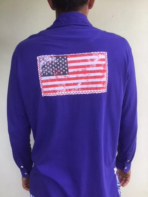 CST USA Flag Patch Shirt - Spectrum Blue