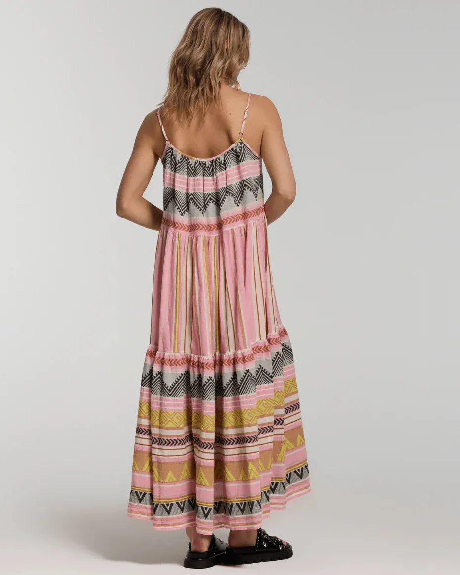 Devotion twins Plaka dress in Pink Multi