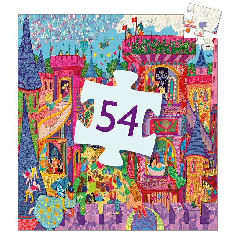 Djeco The Fairy Castle 54pc Silhouette Puzzle