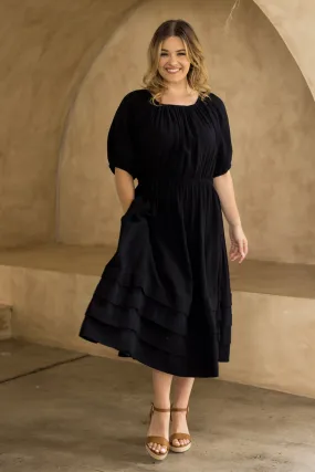 FINAL SALE Juliette Dress in Black