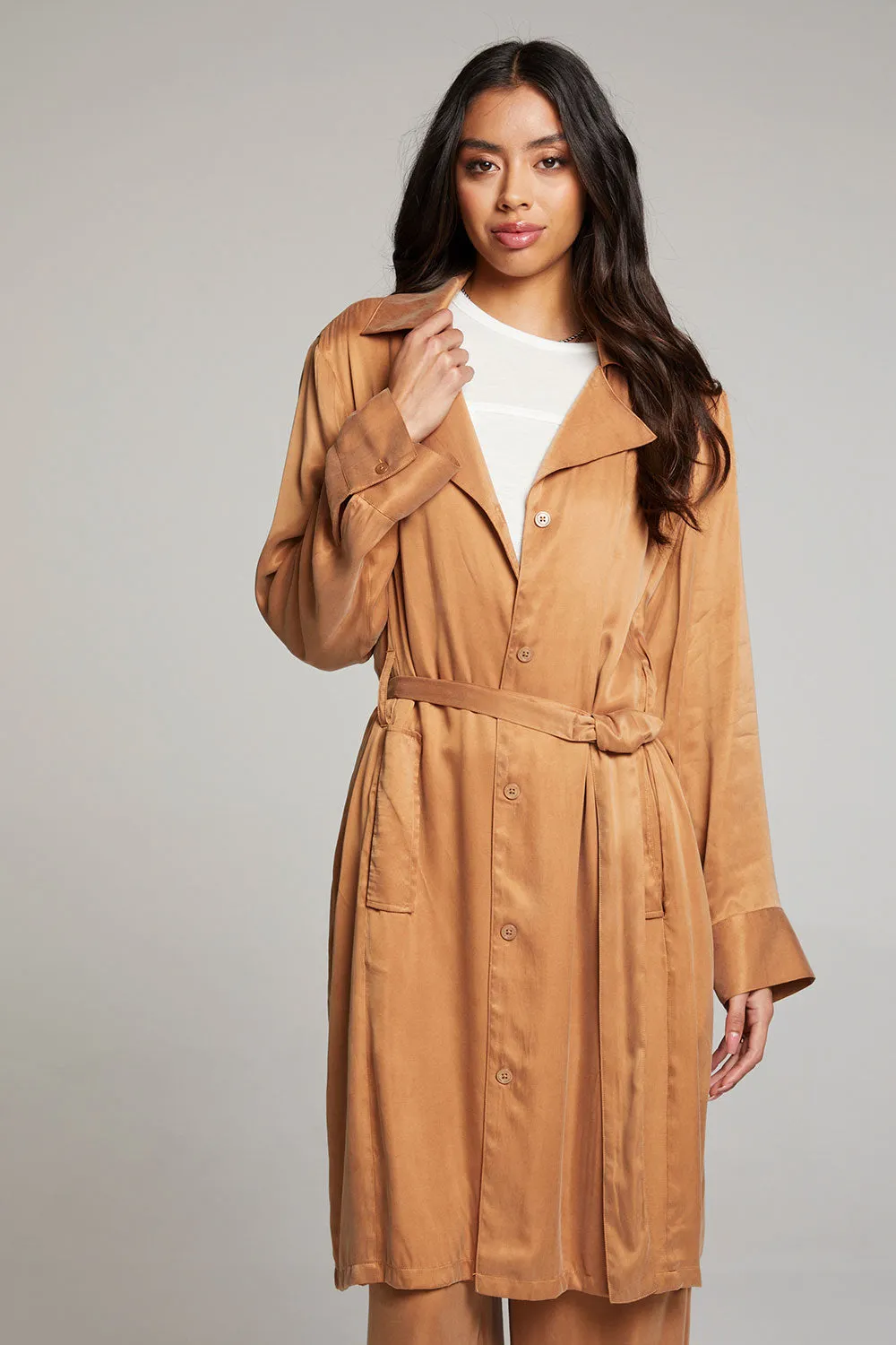 Ford Toffee Trench Coat