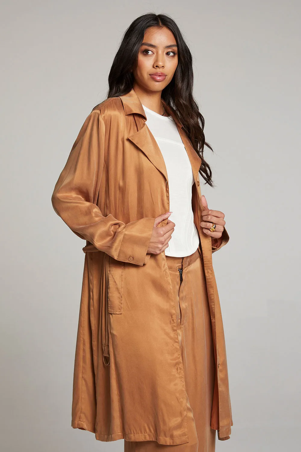 Ford Toffee Trench Coat