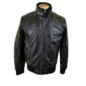 Greig's bomber style jacket with ribbed collar and cuffs