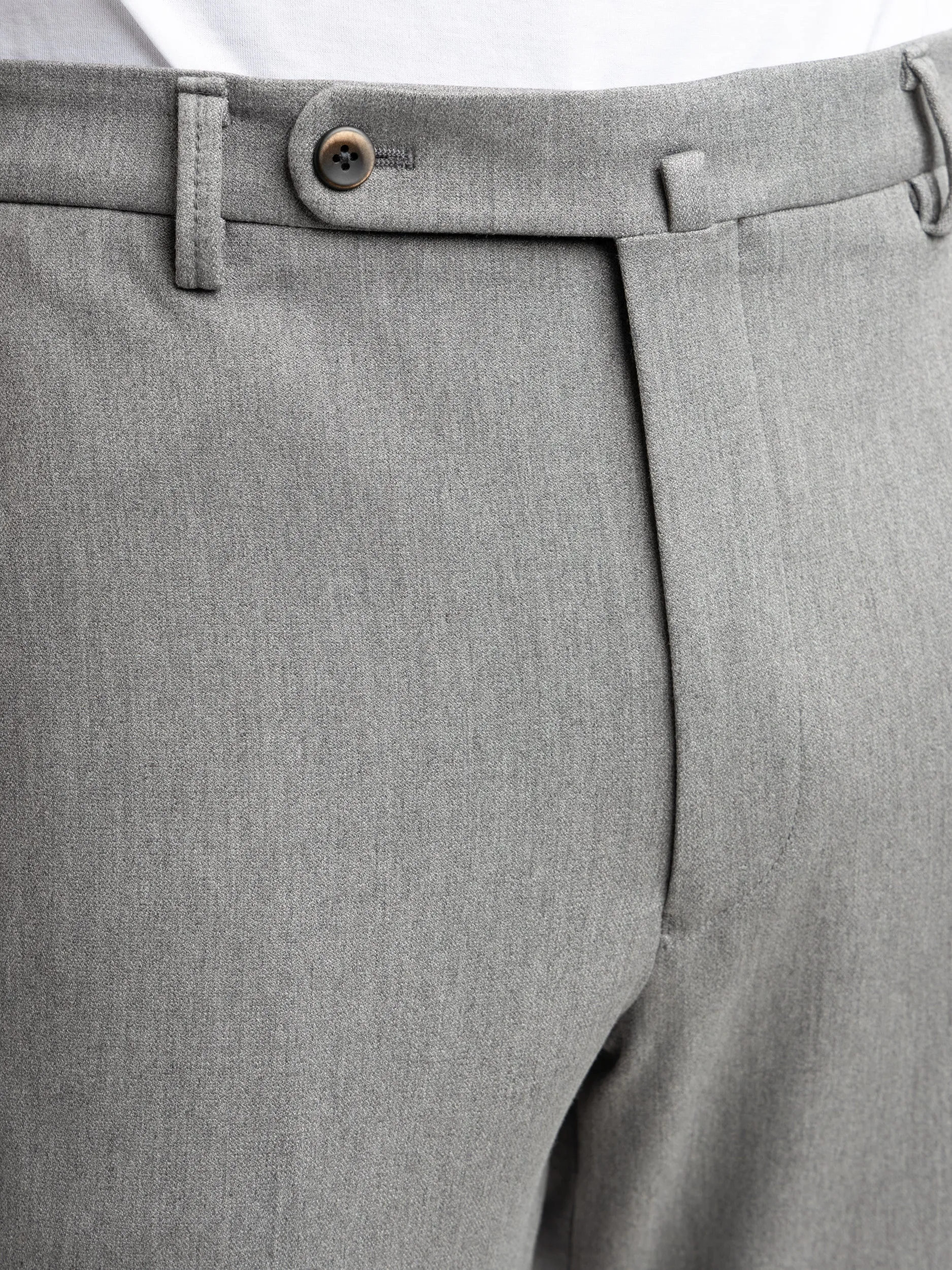 Grey Straight Leg Trousers