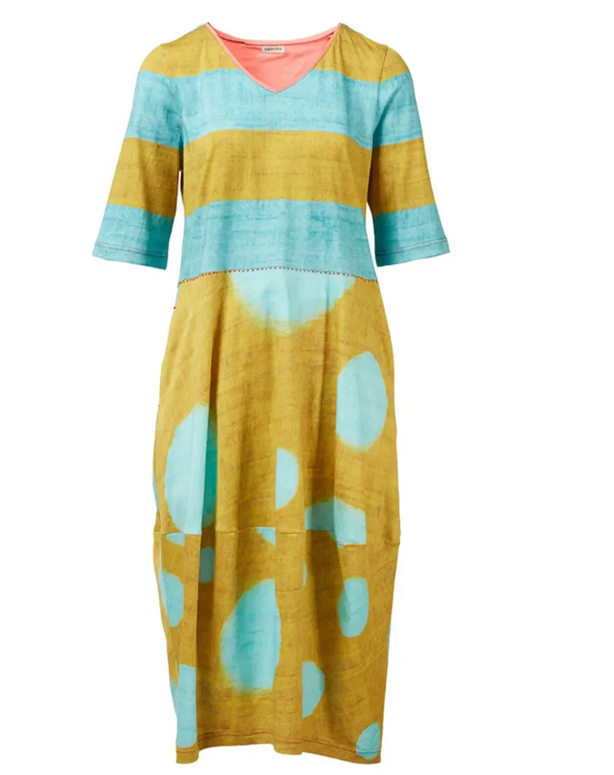 Jersey dress Durga sea stripes