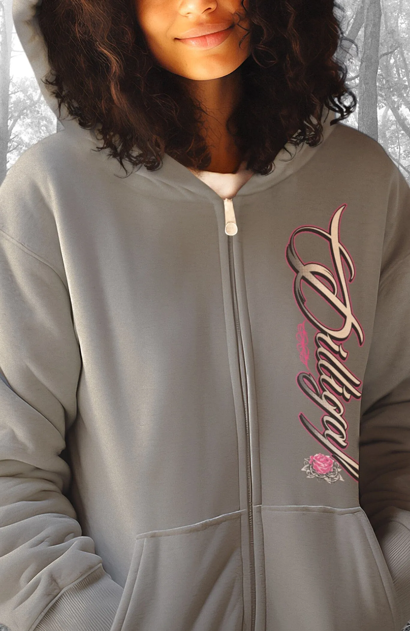 Key to your Heart zip Up Hoody