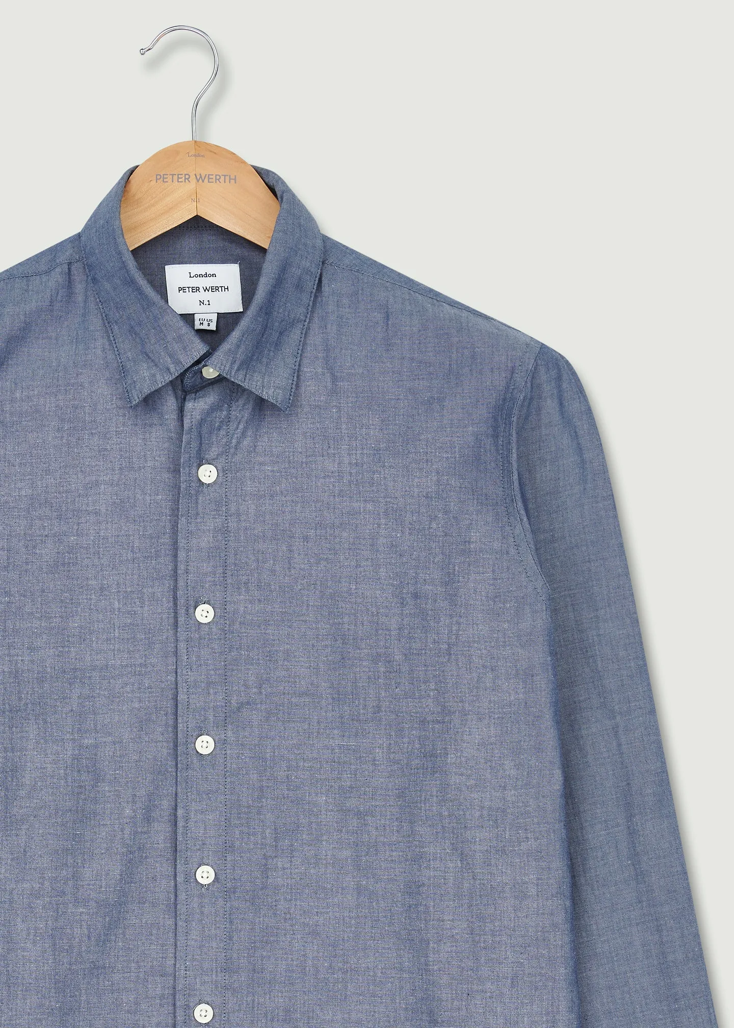 Leonardo Long Sleeve Shirt - Dark Indigo