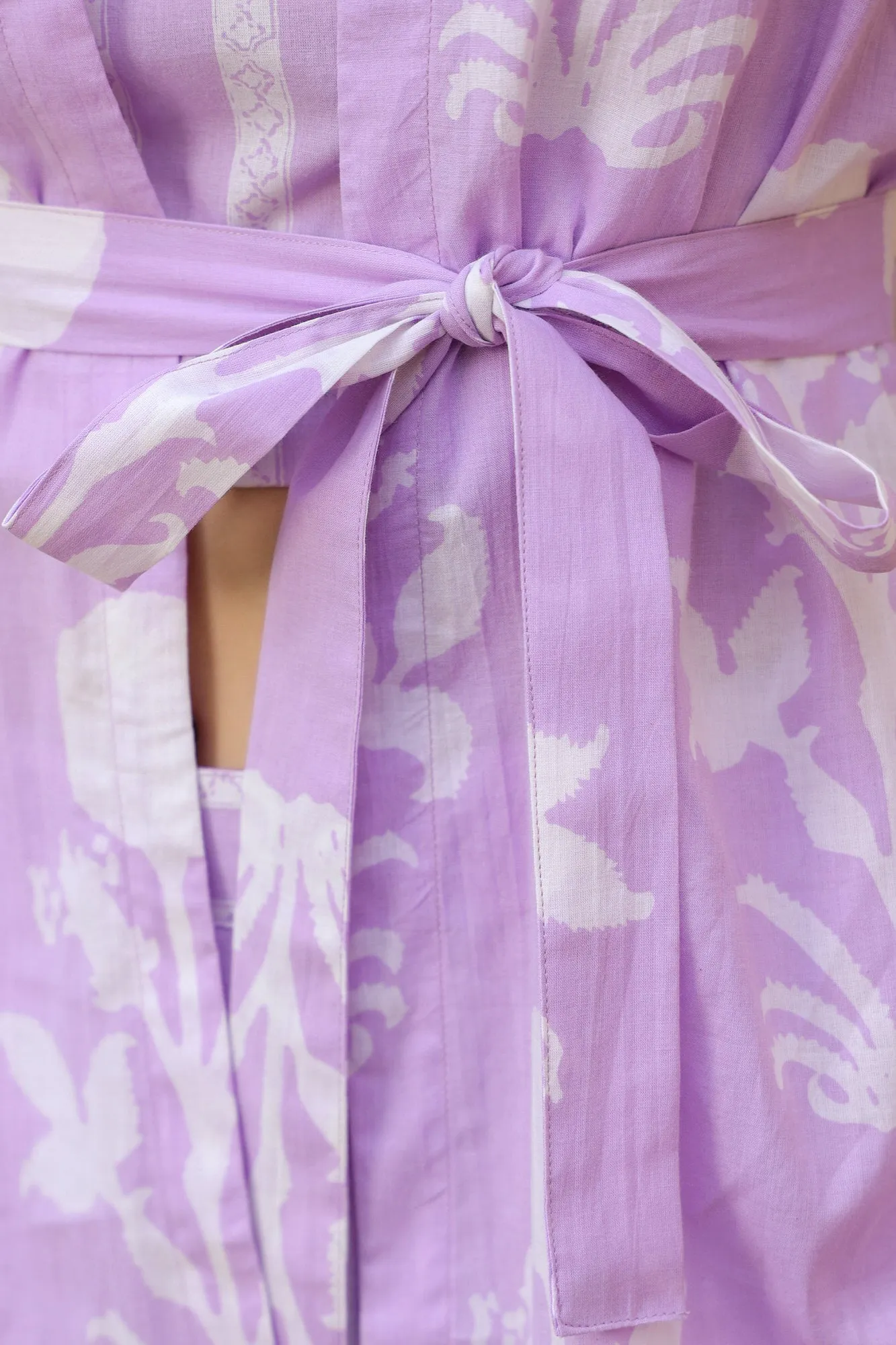 Lilac Labyrinth Cotton Coord Set