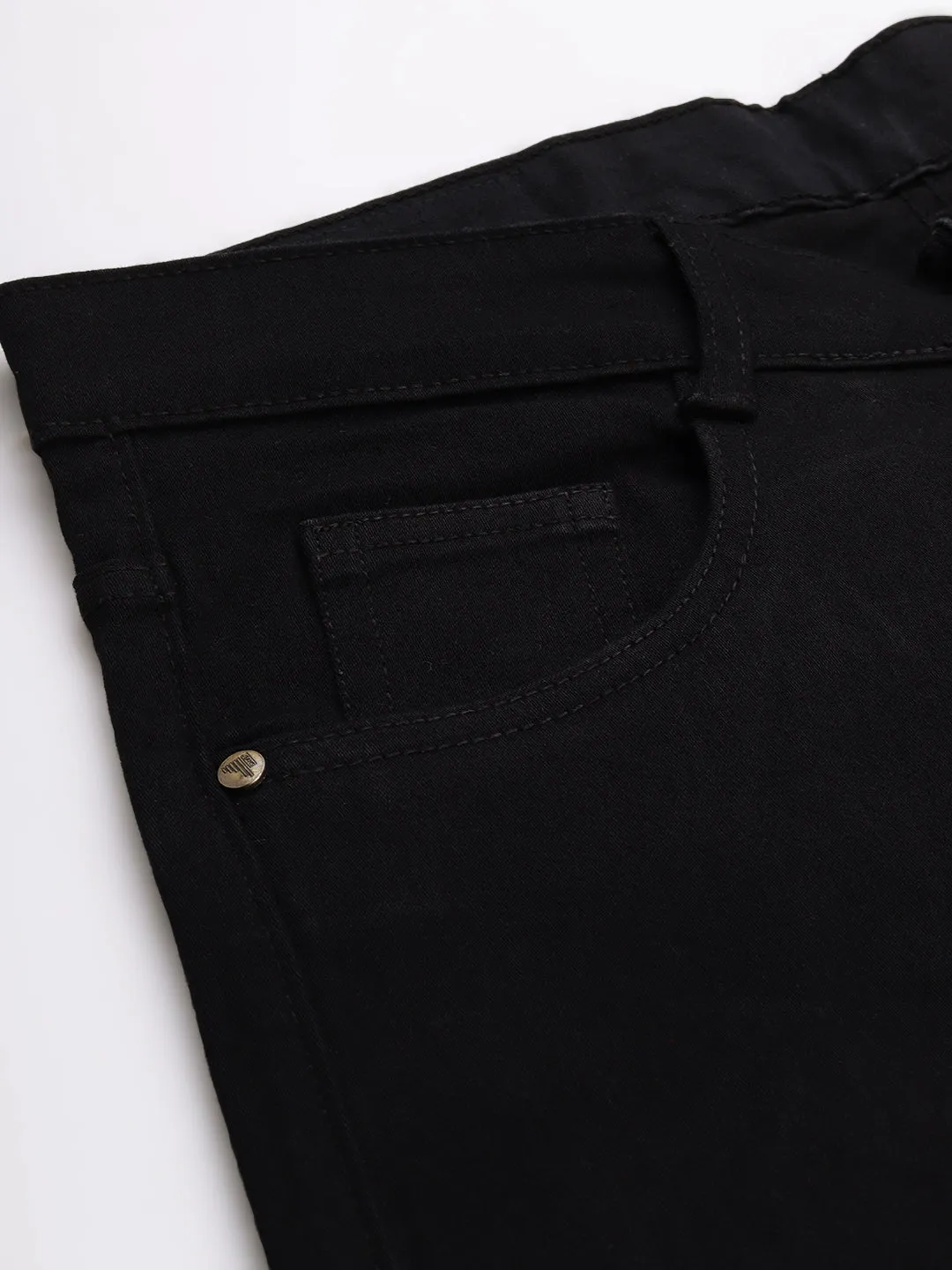 Men's Black Slim Fit Stretchable Jeans