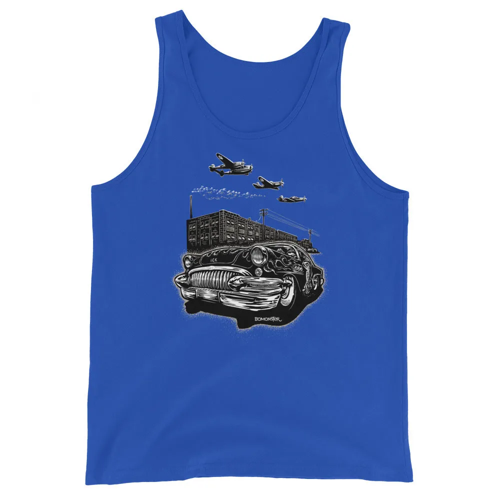 Men's Comfy Tank Top "Detroit Smoke II"