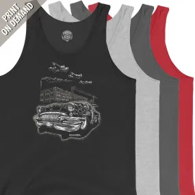 Men's Comfy Tank Top "Detroit Smoke II"