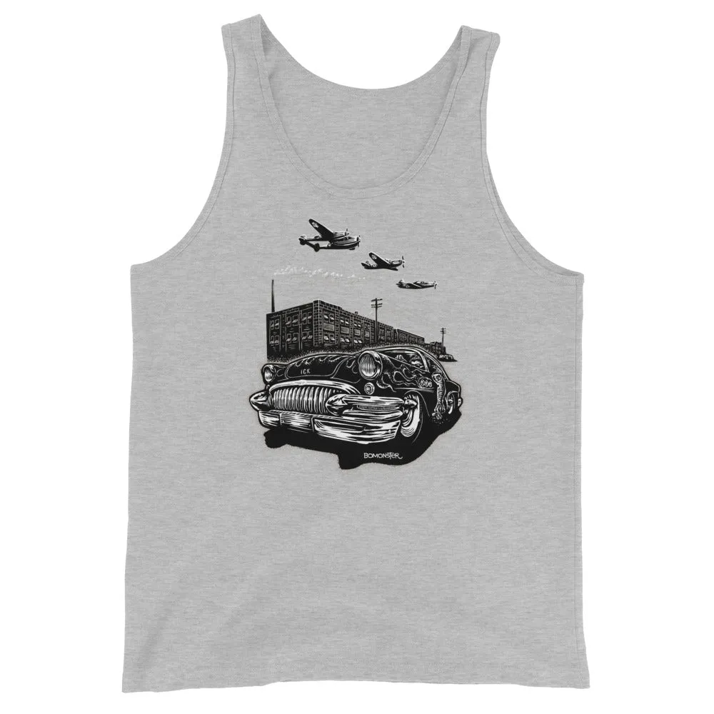 Men's Comfy Tank Top "Detroit Smoke II"