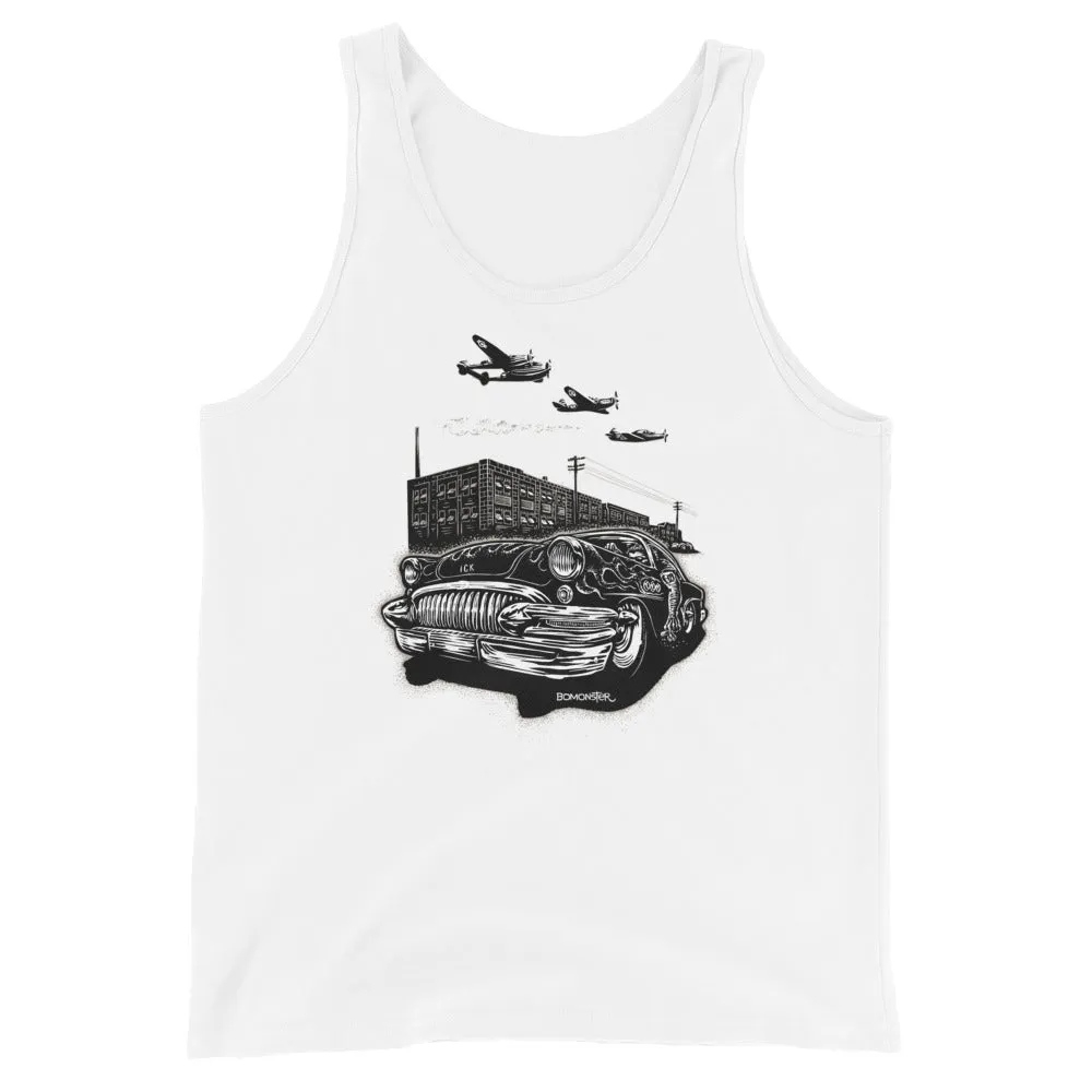 Men's Comfy Tank Top "Detroit Smoke II"