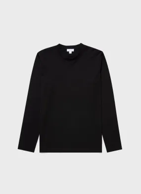 Men's Long Sleeve Riviera T-shirt in Black