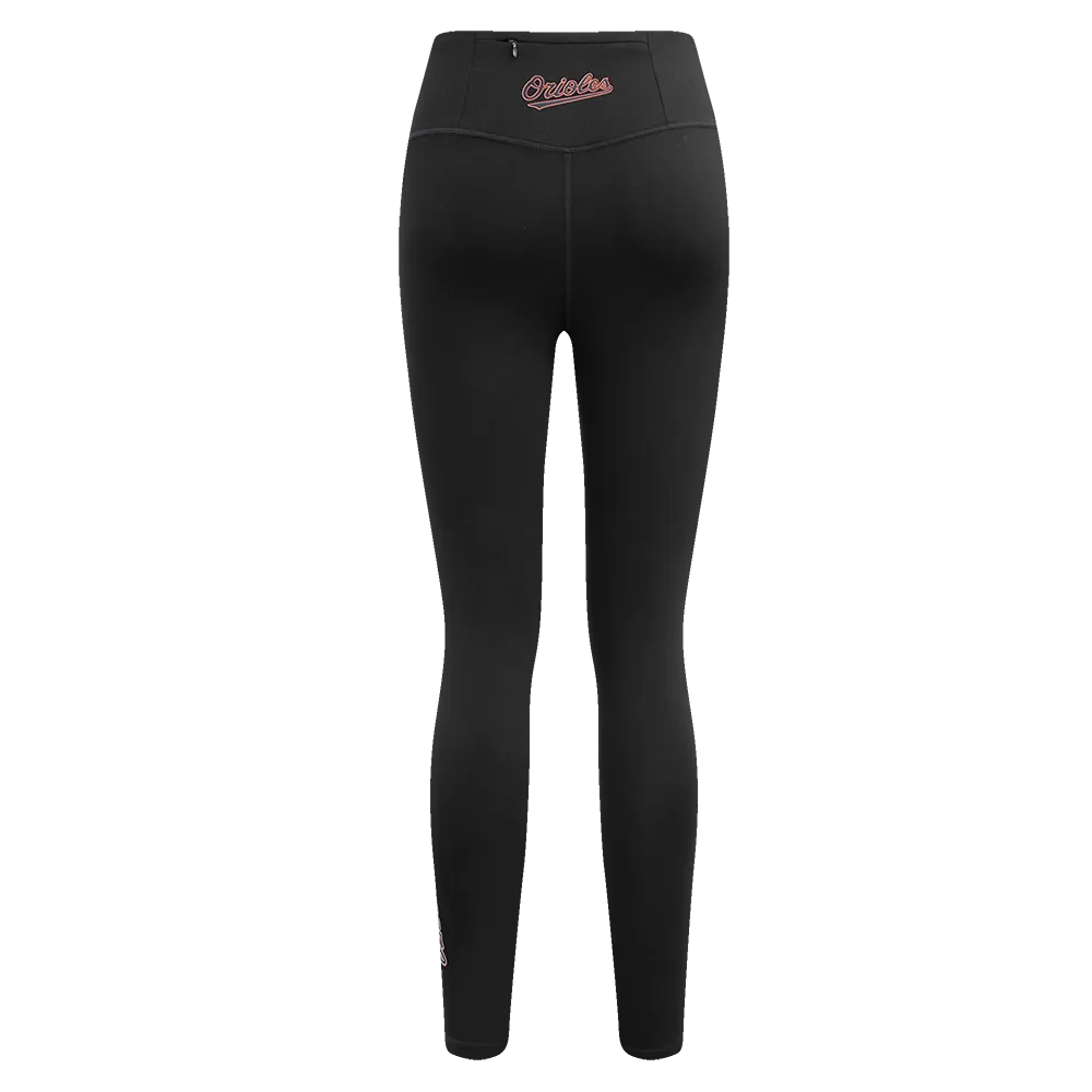 MLB BALTIMORE ORIOLES CLASSIC WOMEN'S JERSEY LEGGING (BLACK)