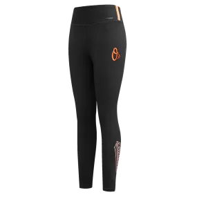 MLB BALTIMORE ORIOLES CLASSIC WOMEN'S JERSEY LEGGING (BLACK)