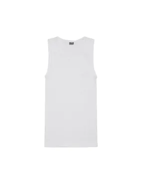 NPS Tank Top Solid Color,  White