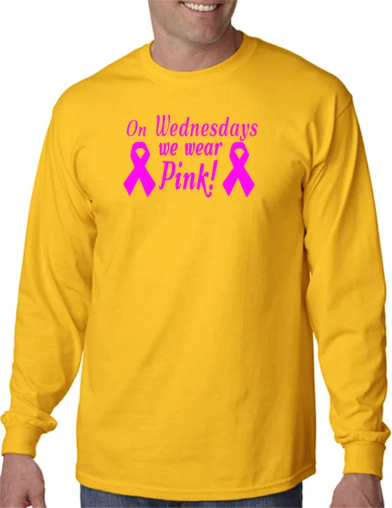 On Wednesdays We Wear Pink - Breast Cancer Ribbons - Mean Girls T-Shirt