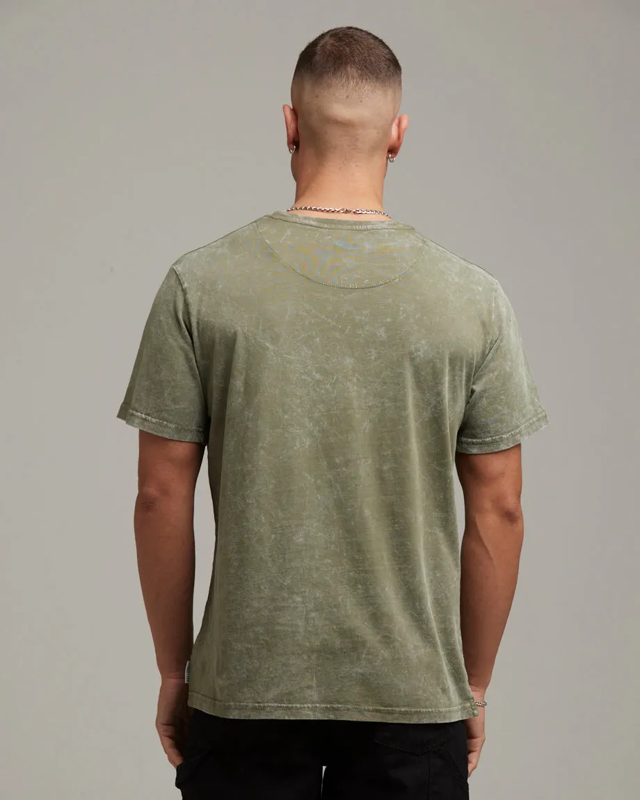 ORAPA MEN'S CREW NECK T-SHIRT | KHAKI