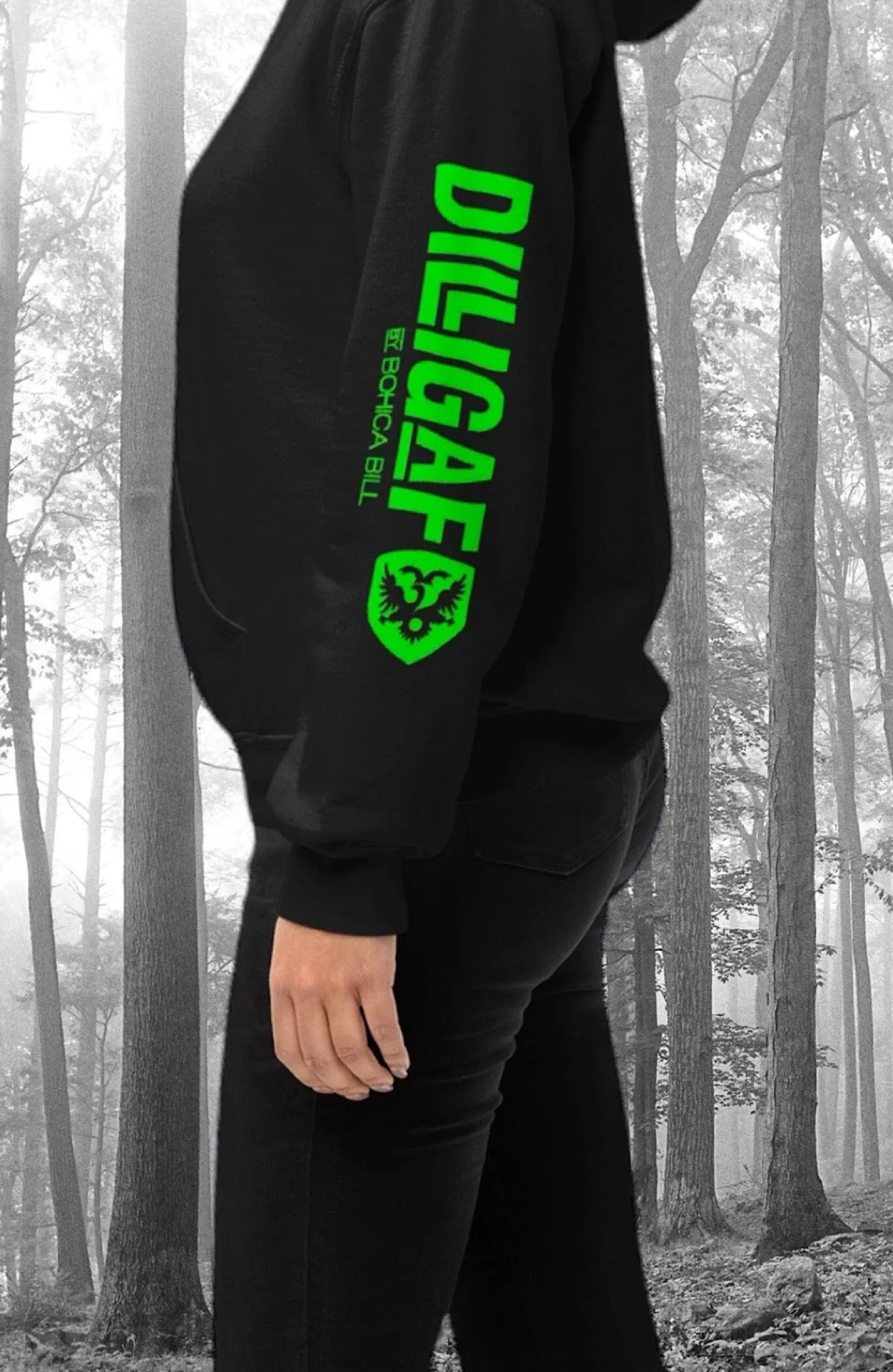 Our Dilligaf Classic Neon Pullover Hoody