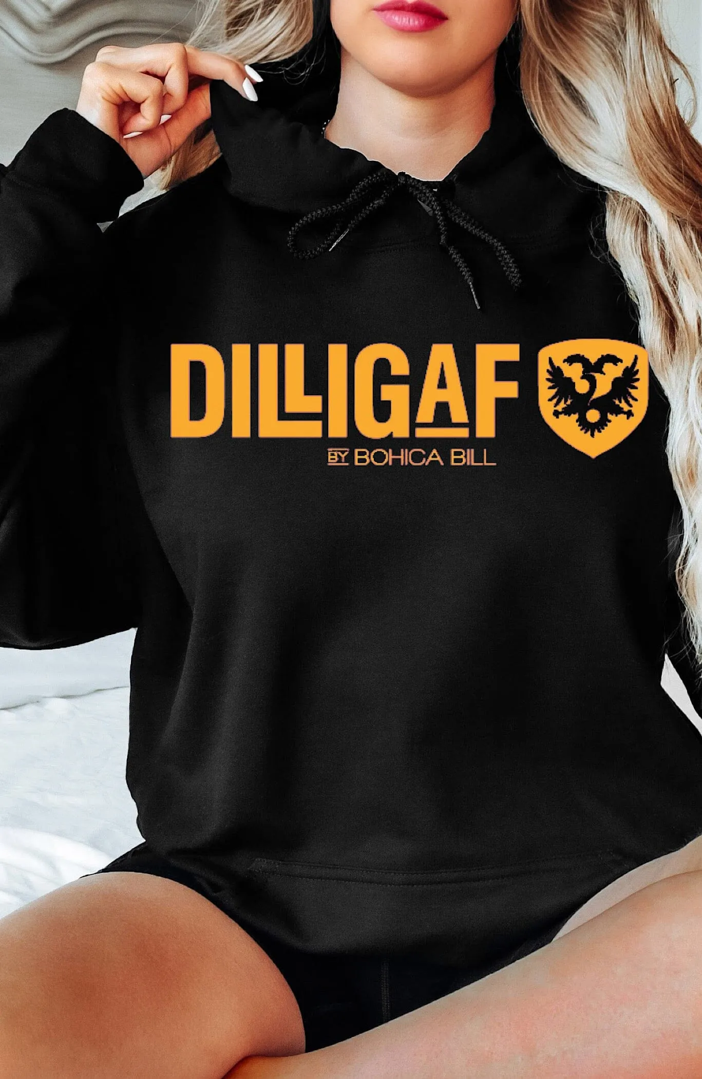 Our Dilligaf Classic Neon Pullover Hoody