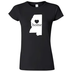 "Mississippi Home State Pride" women's t-shirt