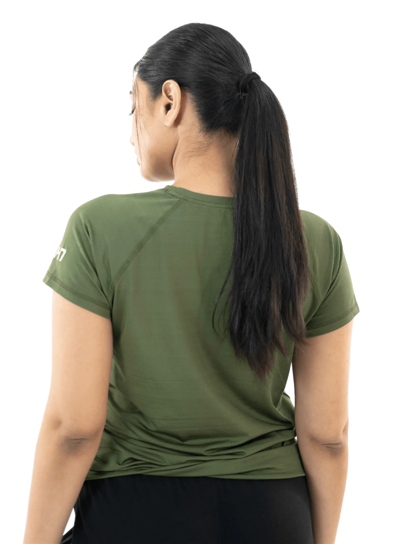 SOuLL Active Olive Green Half Sleeves T-Shirt