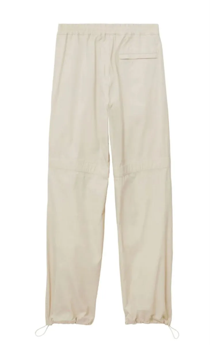 STRAIGHT-LEG DRAWSTRING TROUSERS